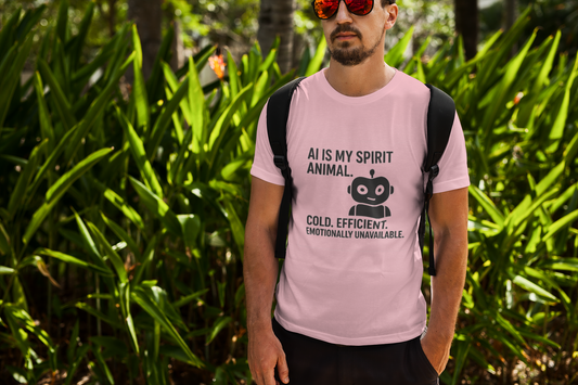 AI Is My Spirit Animal. Cold. Efficient. Emotionally Unavailable. Unisex Tee