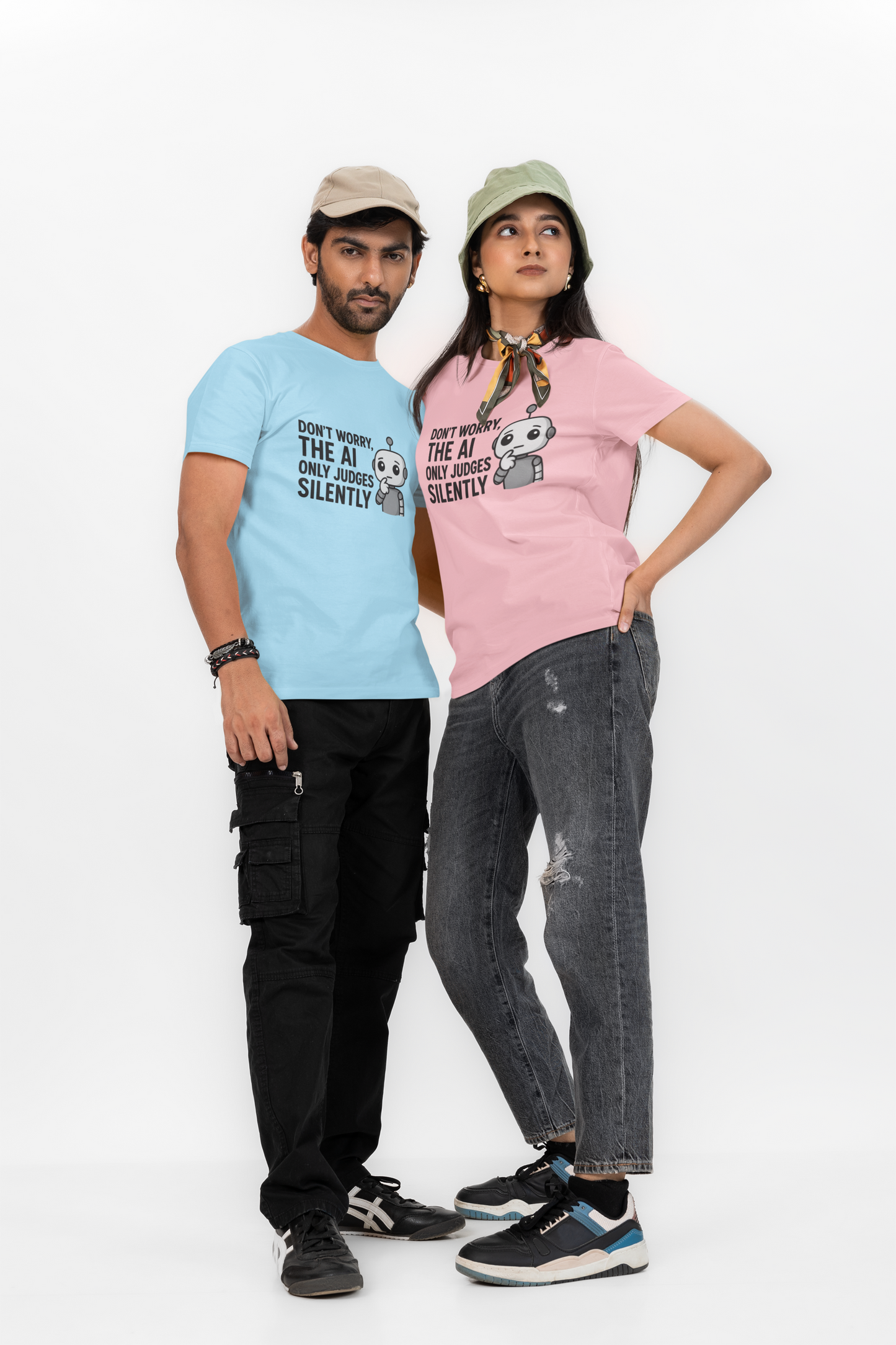 Don't Worry, The AI Only Judges Silently Unisex Tee