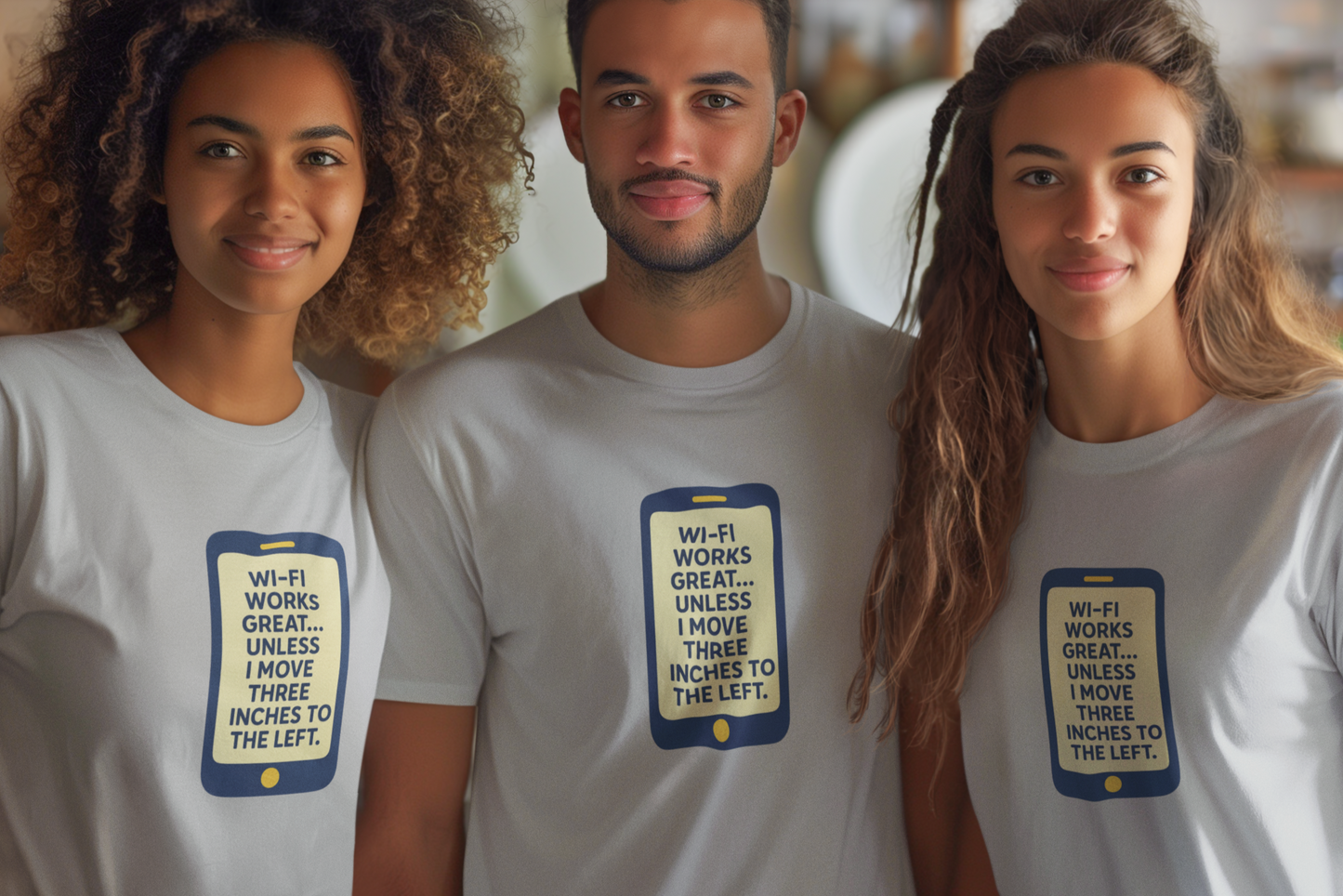 WIFI Works Great...Unless I Move Three Inches To The Left. Unisex Tee