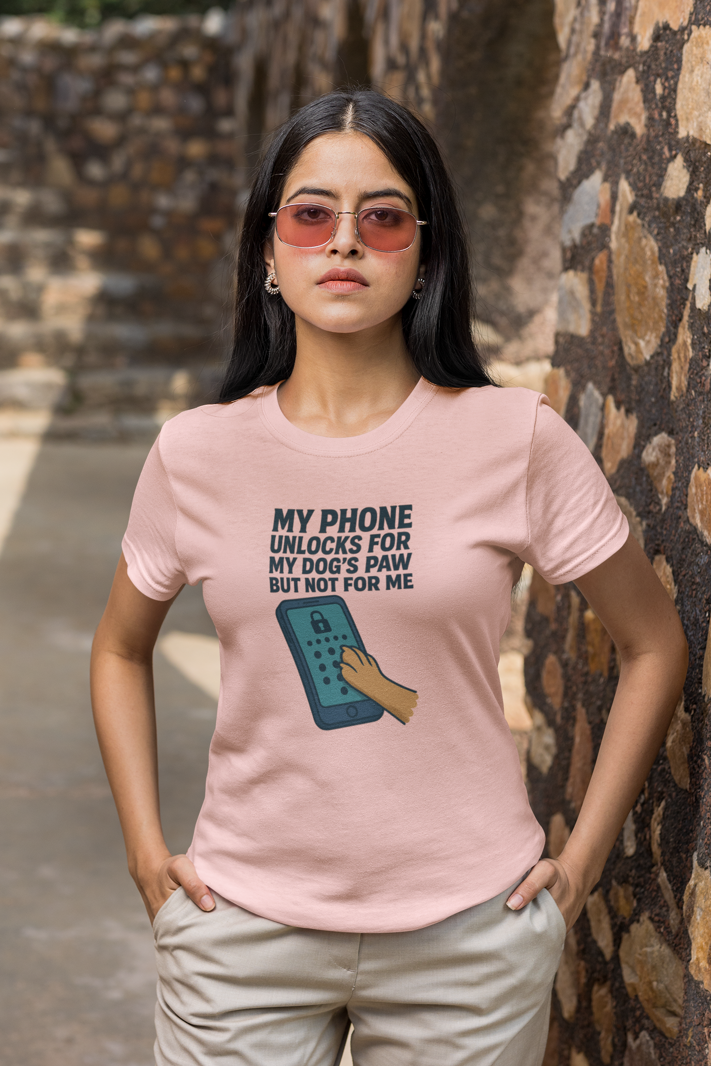My Phone Unlocks for My Dogs Paw But Not For Me.  Unisex Tee