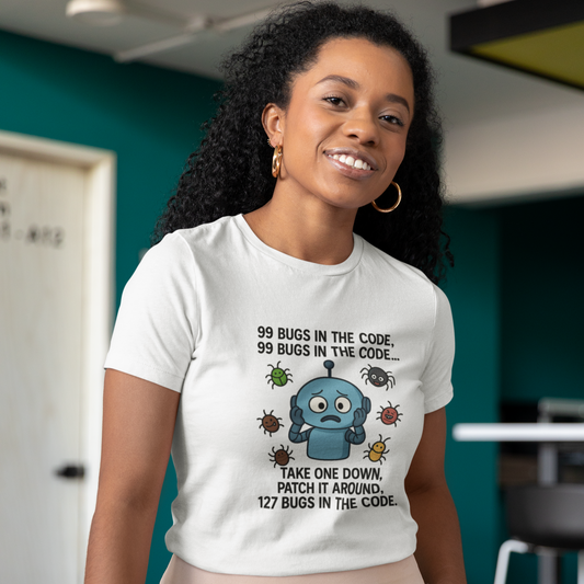 99 Bugs In The Code Women’s basic softstyle t-shirt