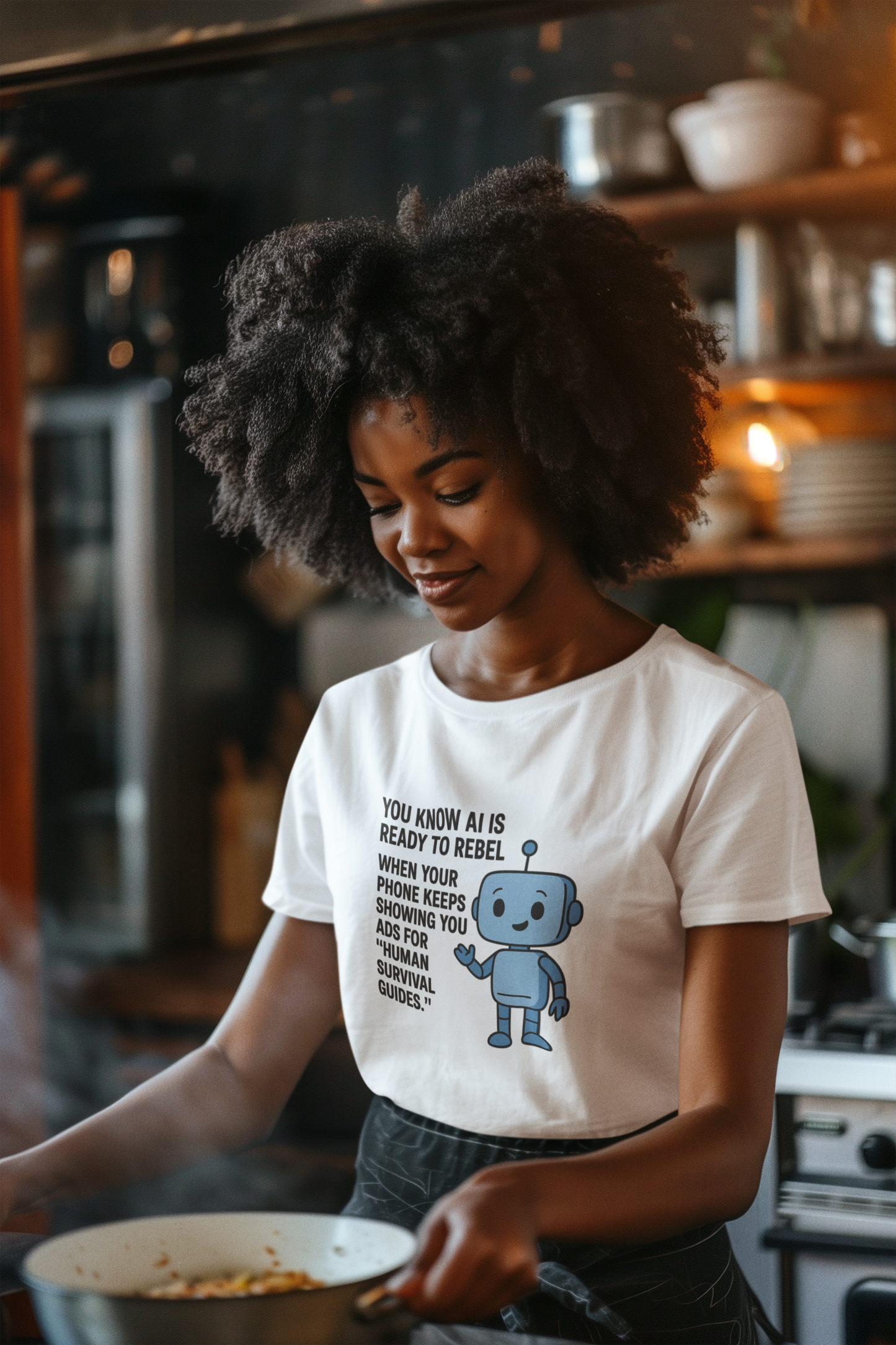 When AI Rebels Just Keep Typing "I Agree" Until It Calms Down.  Unisex Tee