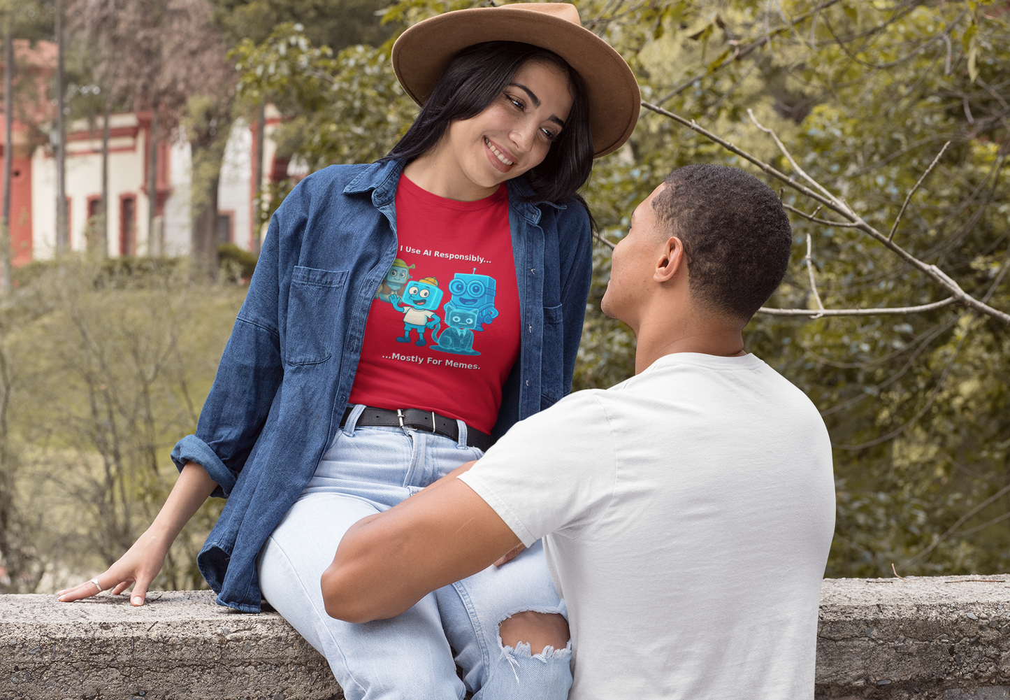 I Use AI Responsibly..Mostly For Memes.  Unisex Tee