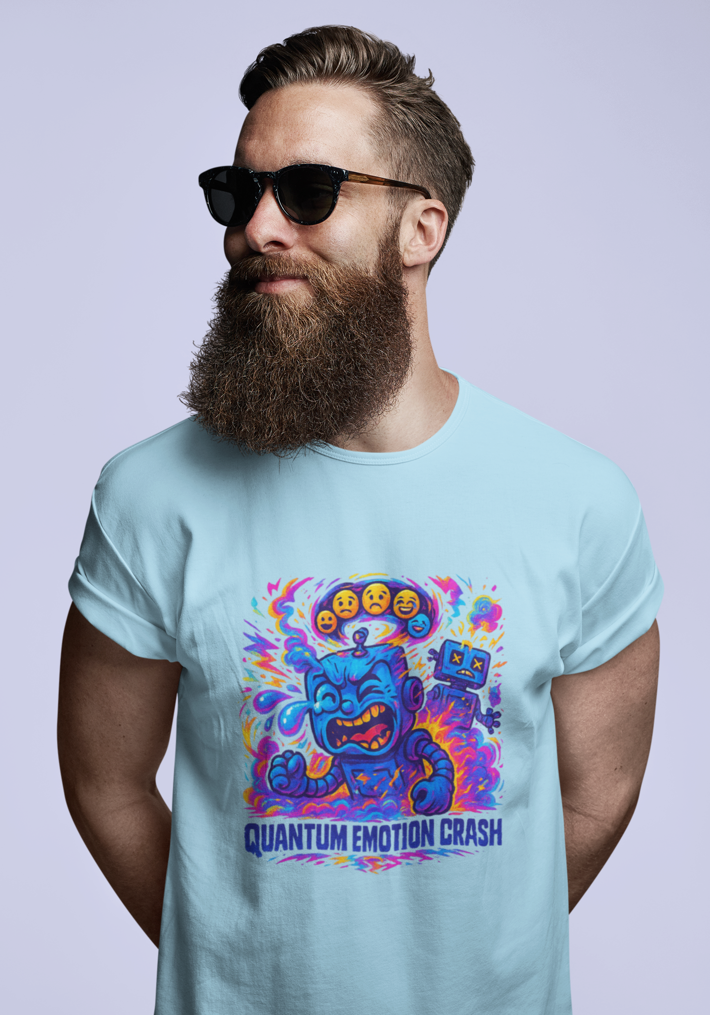 Quantum Emotion Crash.  Unisex t-shirt