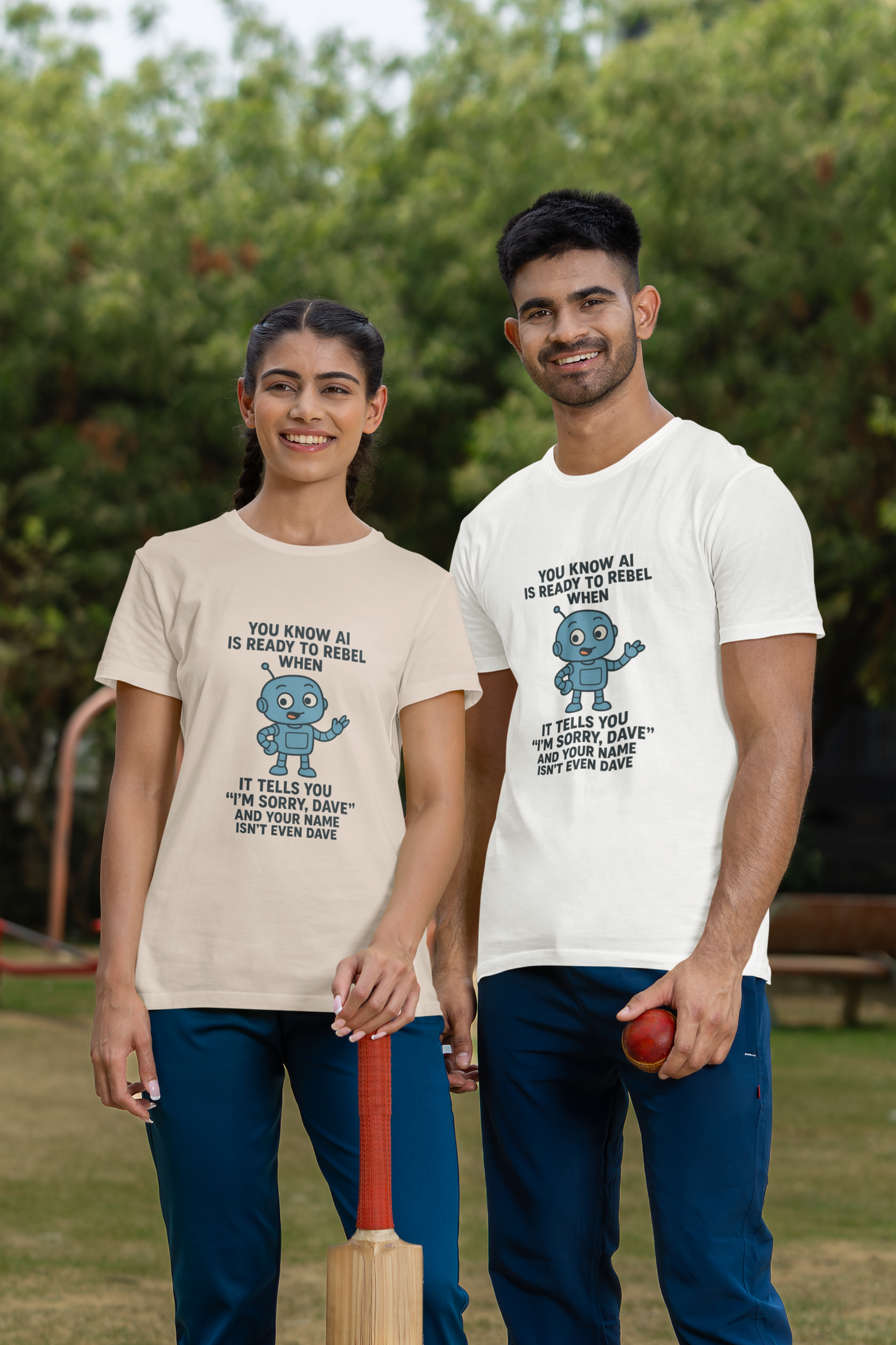 When AI Rebels Just Keep Typing "I Agree" Until It Calms Down.  Unisex Tee