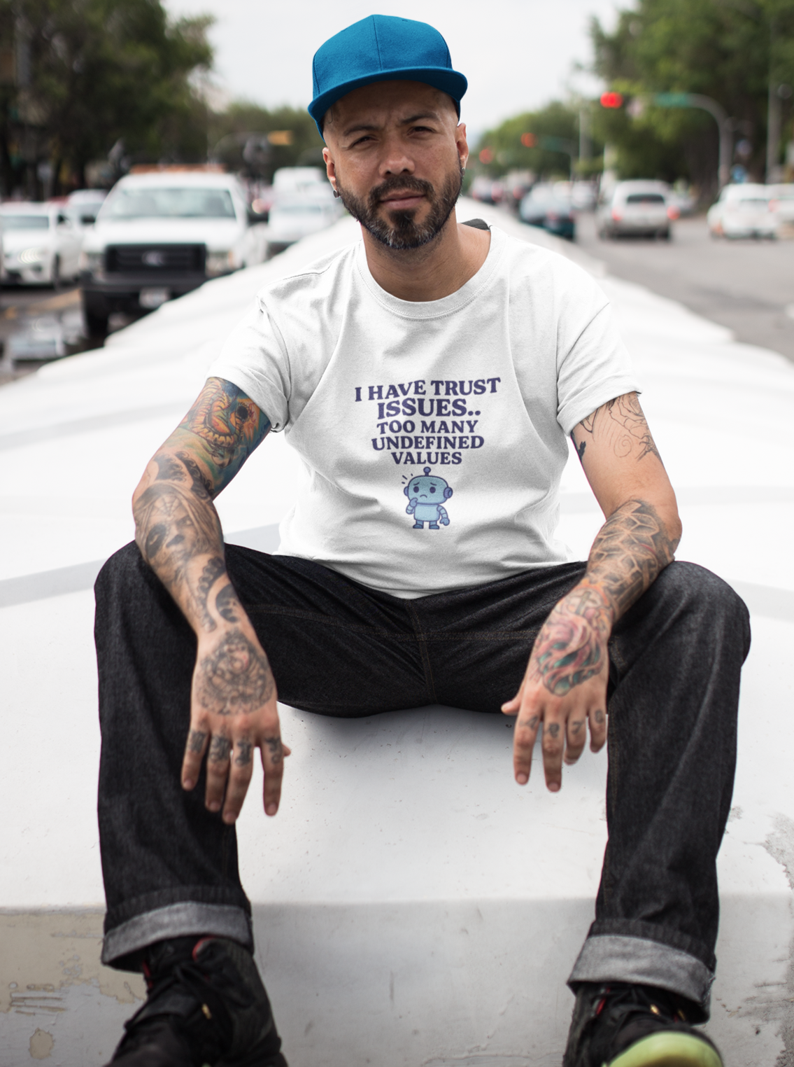 I Have Trust Issues.  Too Many Undefined Values.  Unisex Tee