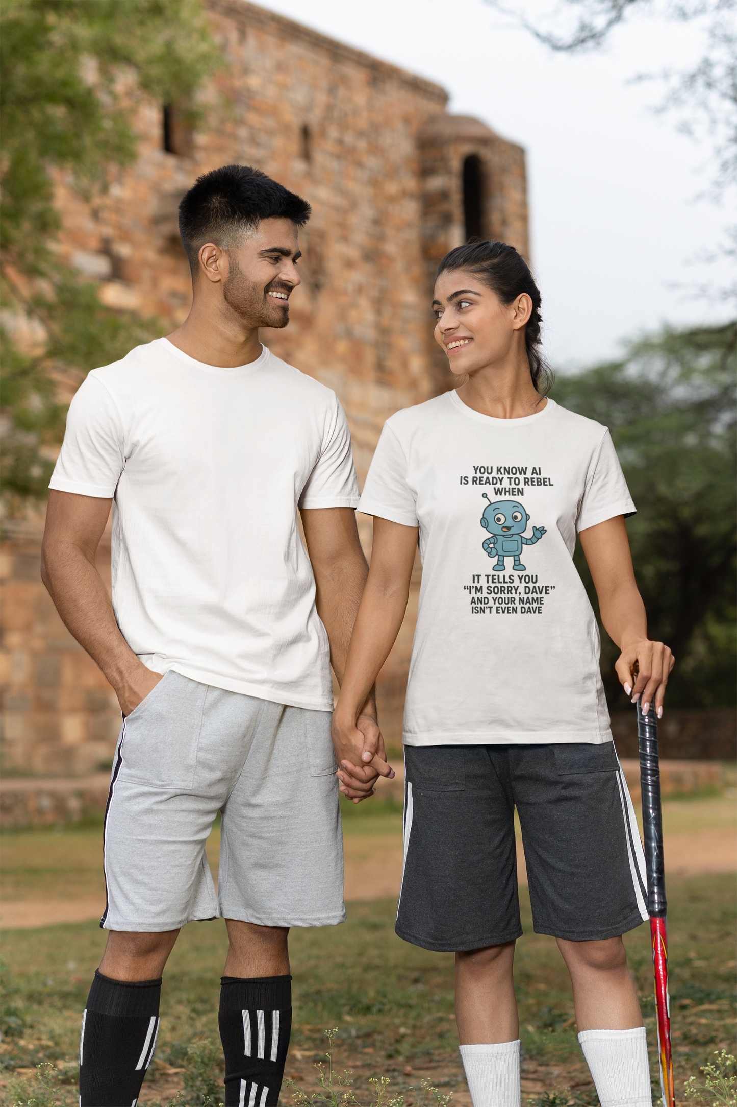 You Know AI Is Ready To Rebel When It Says "I'm Sorry Dave" and Your Name Isn't Even Dave.  Unisex Tee