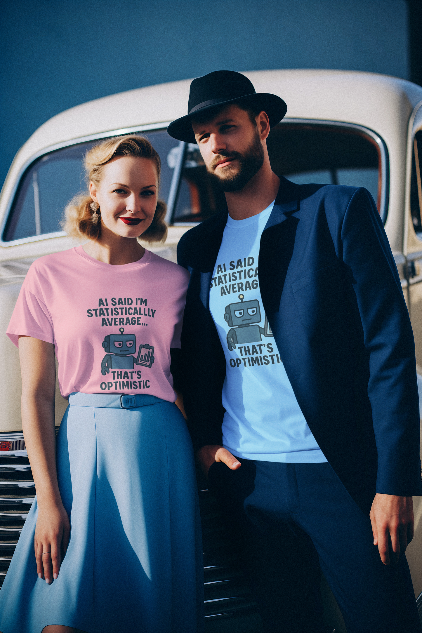AI Said I Am Statistically Average...That's Optimistic.....Unisex Tee