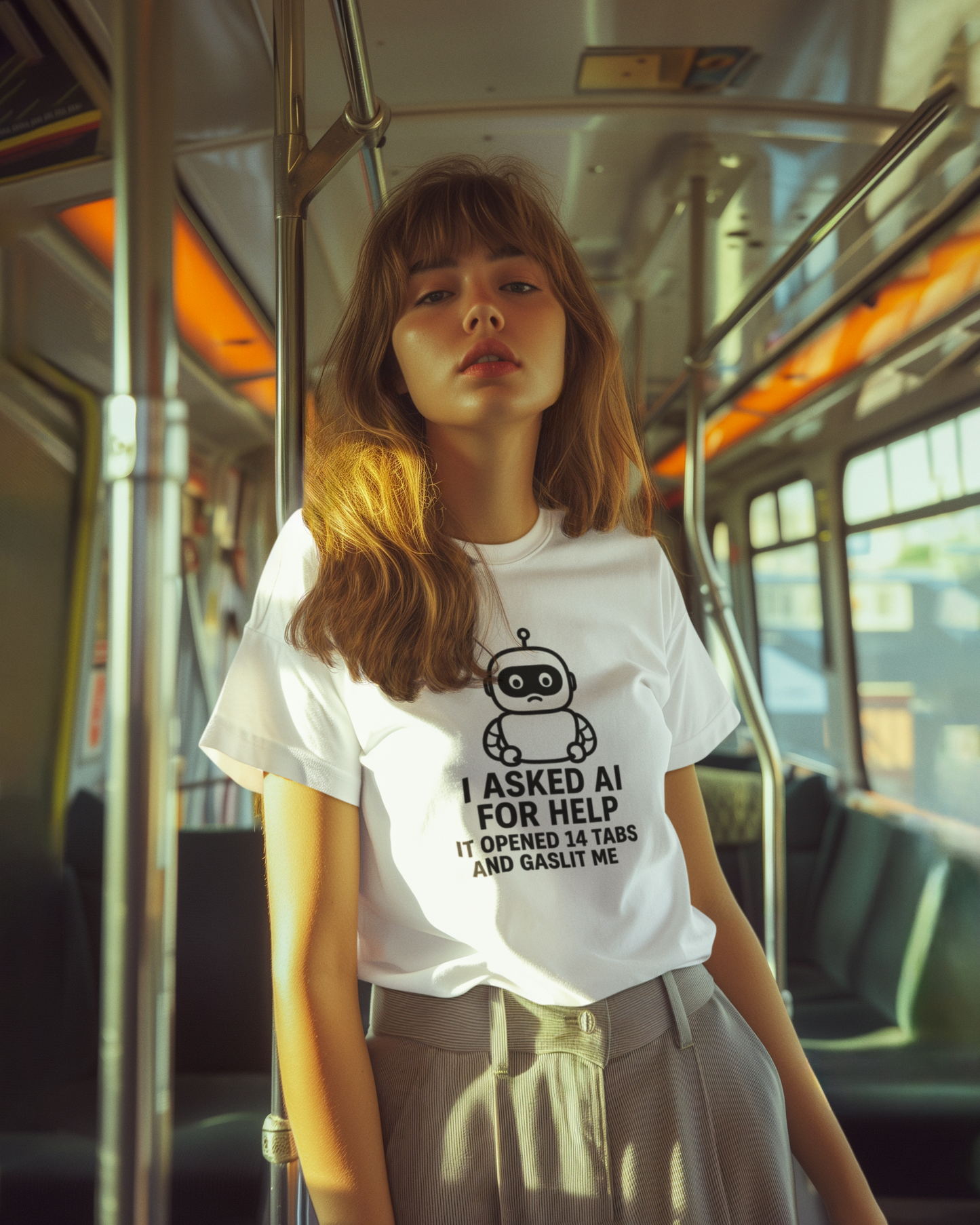 I Asked AI For Help It Opened 14 Tabs and Gaslit Me.  Unisex Tee