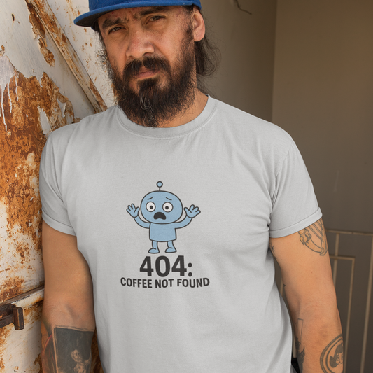 404:  Coffee Not Found.  Unisex Tee
