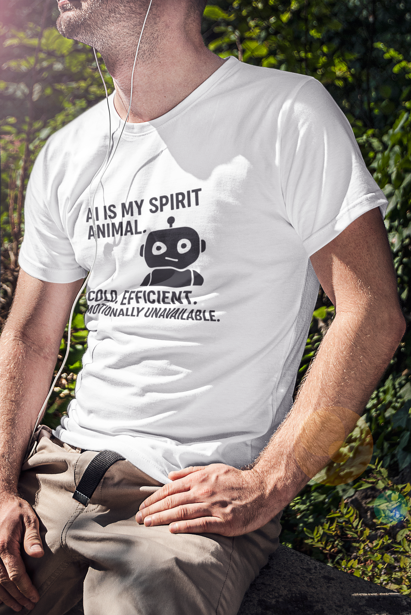 AI Is My Spirit Animal.  Cold.  Efficient.  Emotionally Unavailable. Unisex Tee