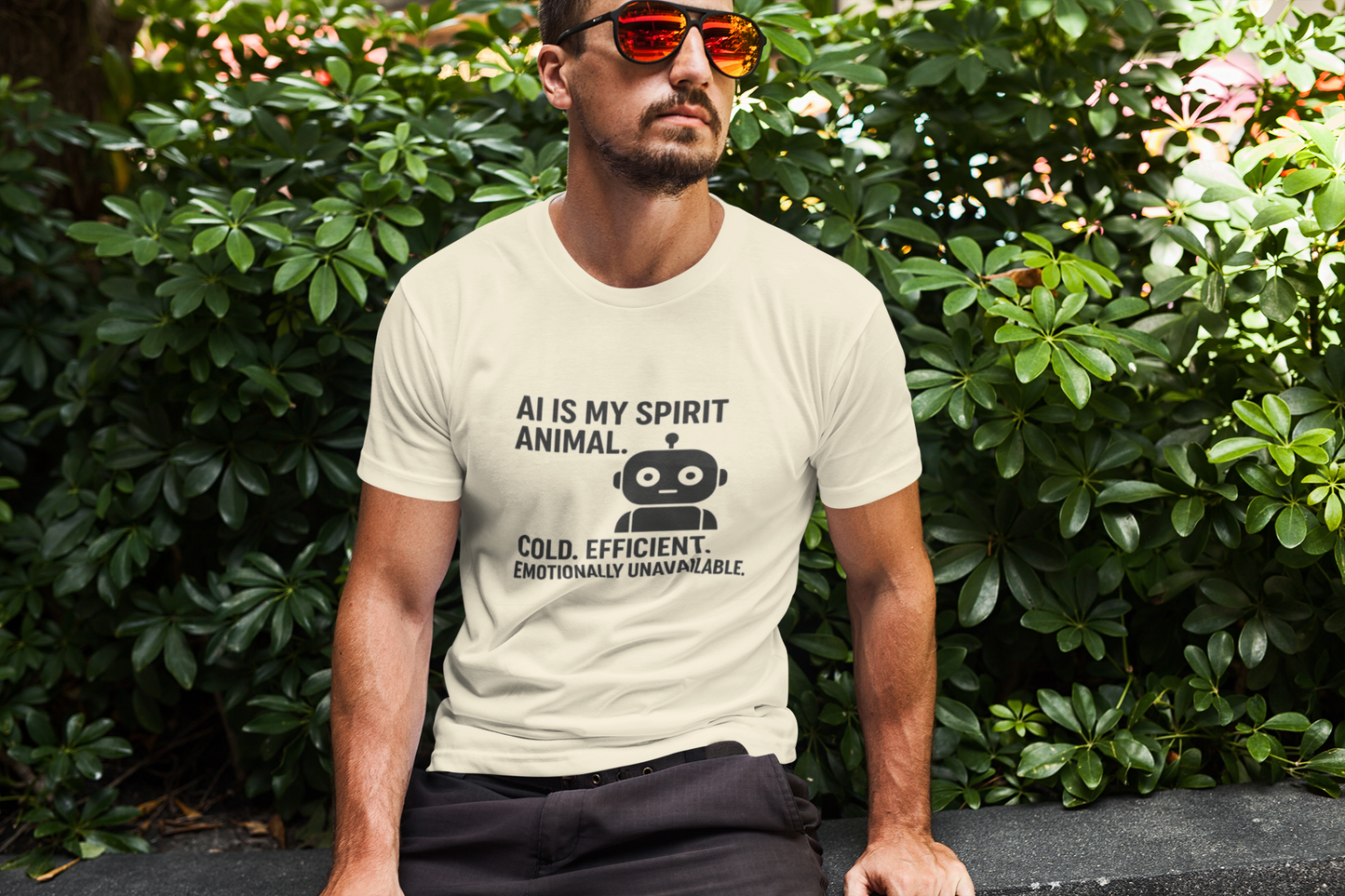 AI Is My Spirit Animal.  Cold.  Efficient.  Emotionally Unavailable. Unisex Tee