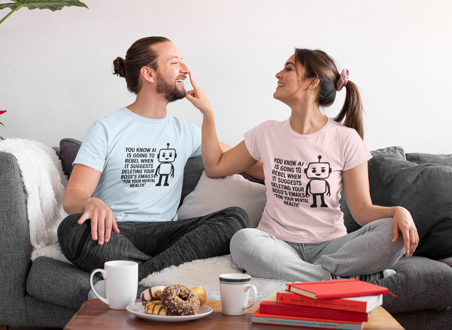 You Know AI Is Going To Rebel When It Suggests Deleting Your Boss's Emails "For Your Mental Health".  Unisex Tee