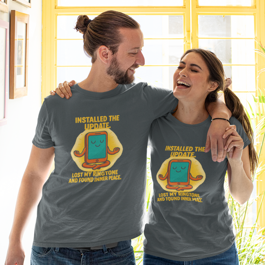 Installed The Update. Lost My Ringtone and Found Inner Peace.  Unisex Tee