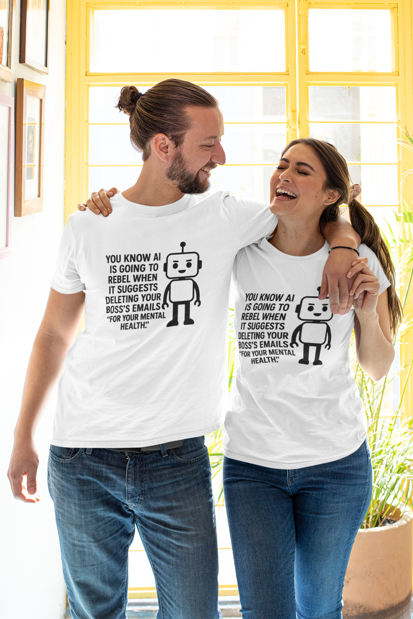 You Know AI Is Going To Rebel When It Suggests Deleting Your Boss's Emails "For Your Mental Health".  Unisex Tee