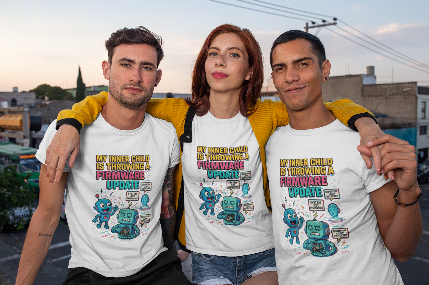 My Inner Child Is Throwing a Firmware Update.  Unisex t-shirt