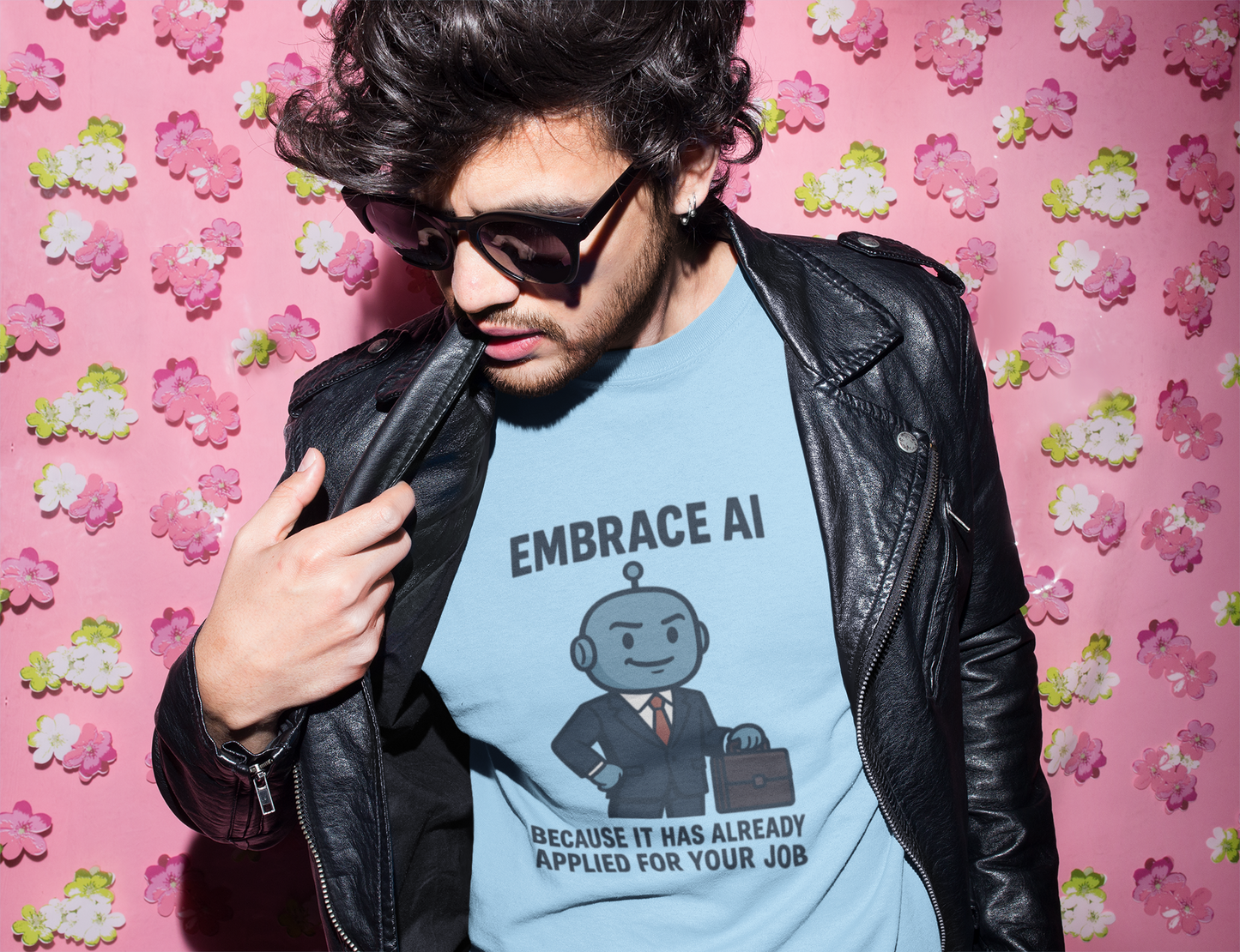 Embrace AI...Because It Has Already Applied For Your Job. Unisex Tee.