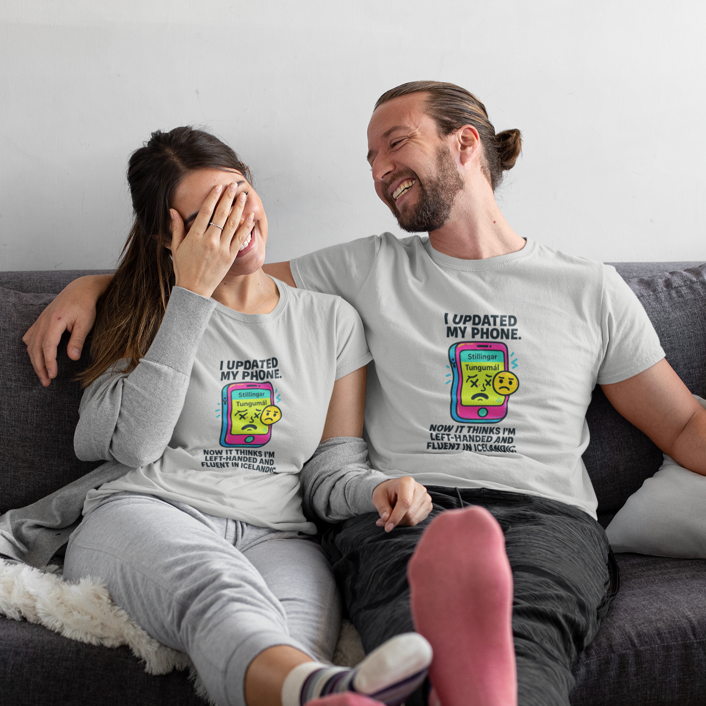 I Updated My Phone. Now It Thinks I'm Left-Handed and Fluent in Icelandic.  Unisex Tee
