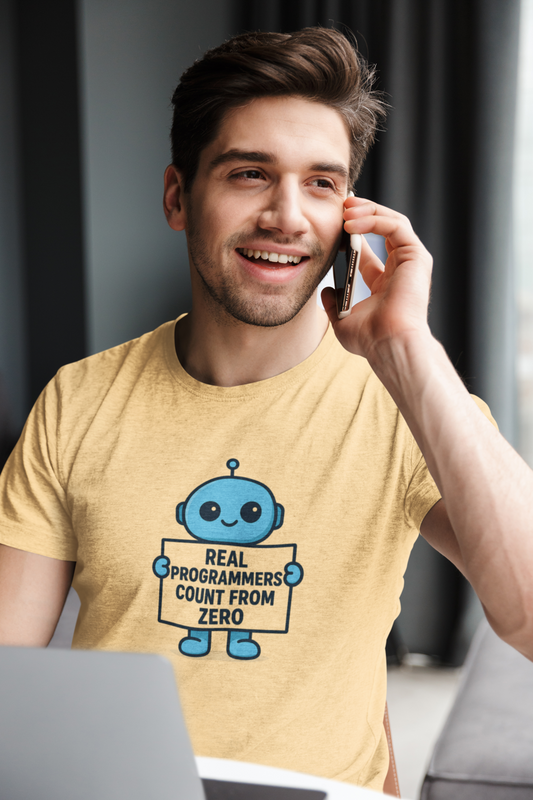 Real Programmers Count From Zero.  Unisex Tee