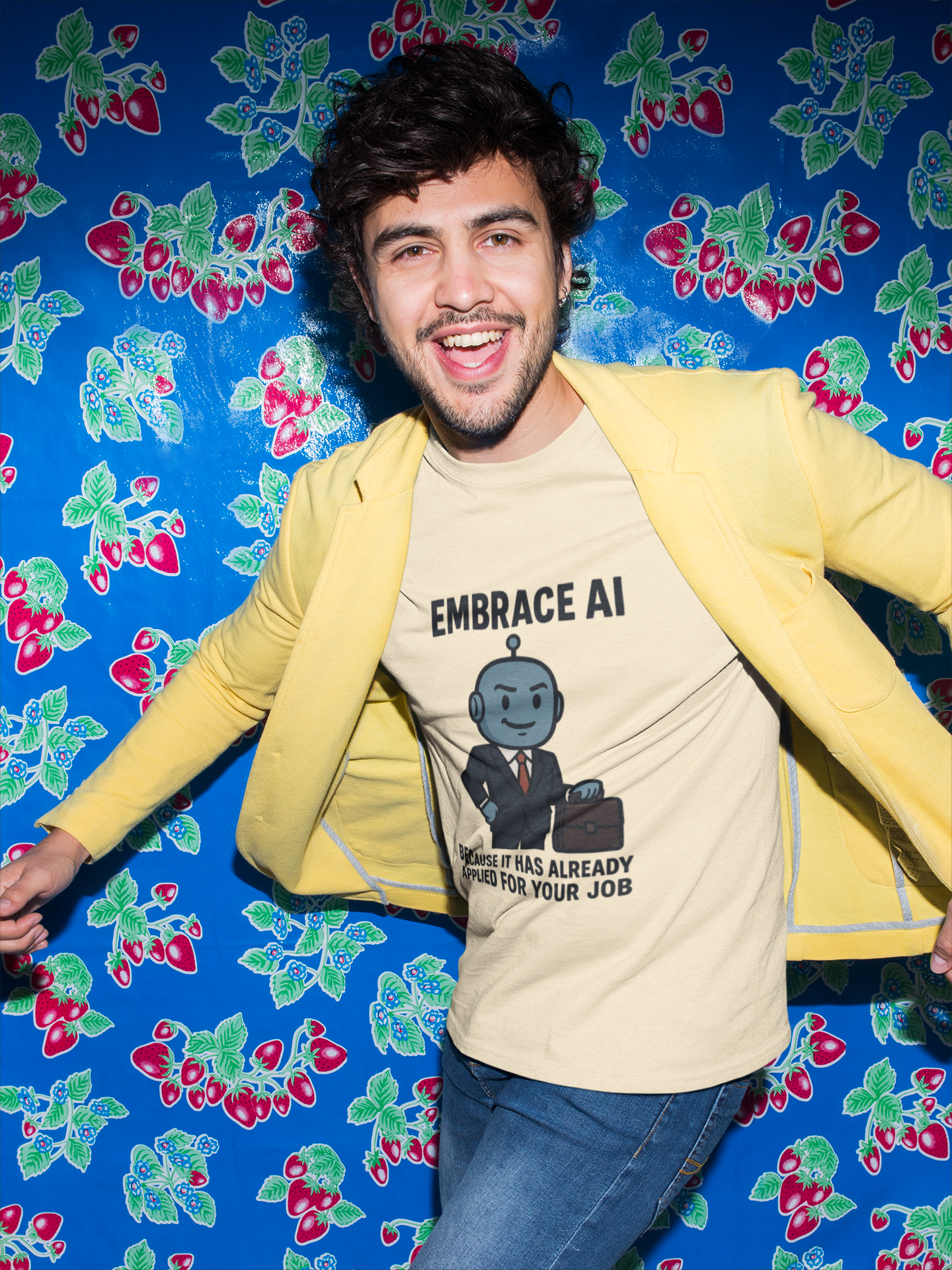 Embrace AI...Because It Has Already Applied For Your Job. Unisex Tee.