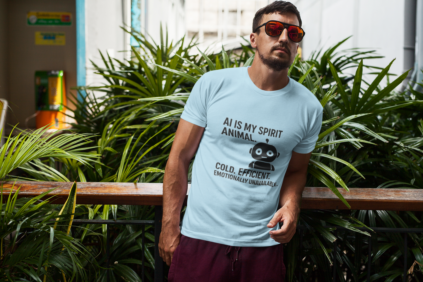 AI Is My Spirit Animal.  Cold.  Efficient.  Emotionally Unavailable. Unisex Tee
