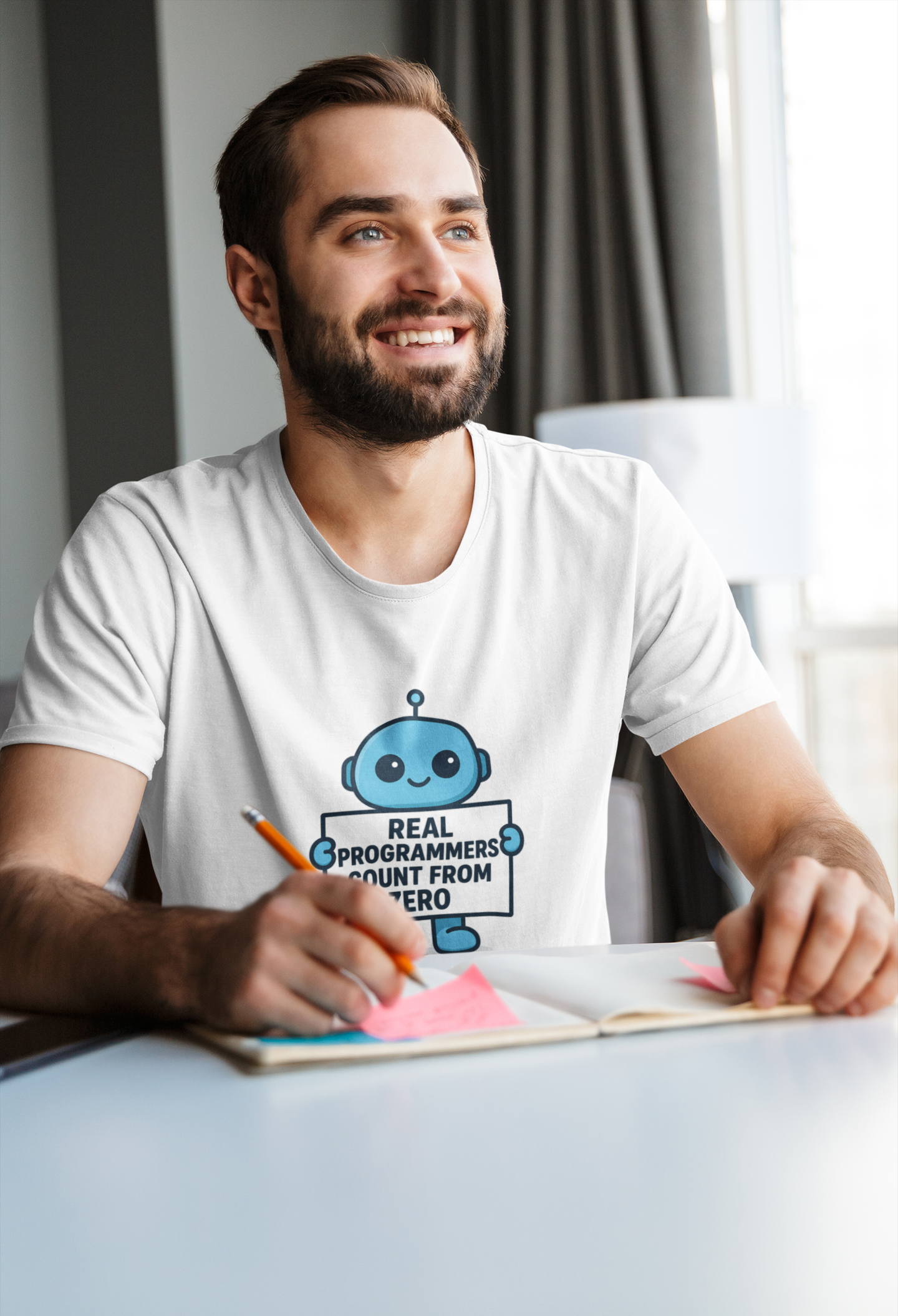 Real Programmers Count From Zero.  Unisex Tee