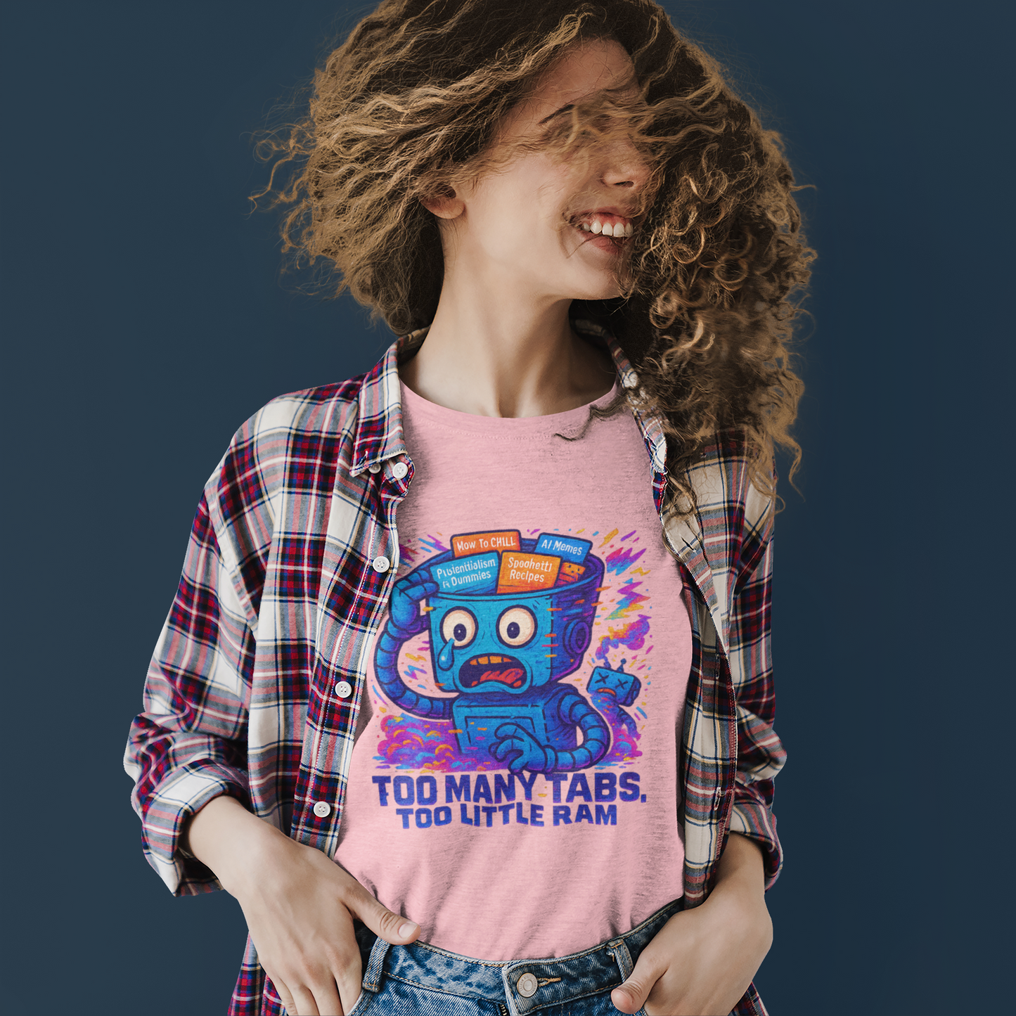 Too Many Tabs, Too Little RAM.  Unisex t-shirt