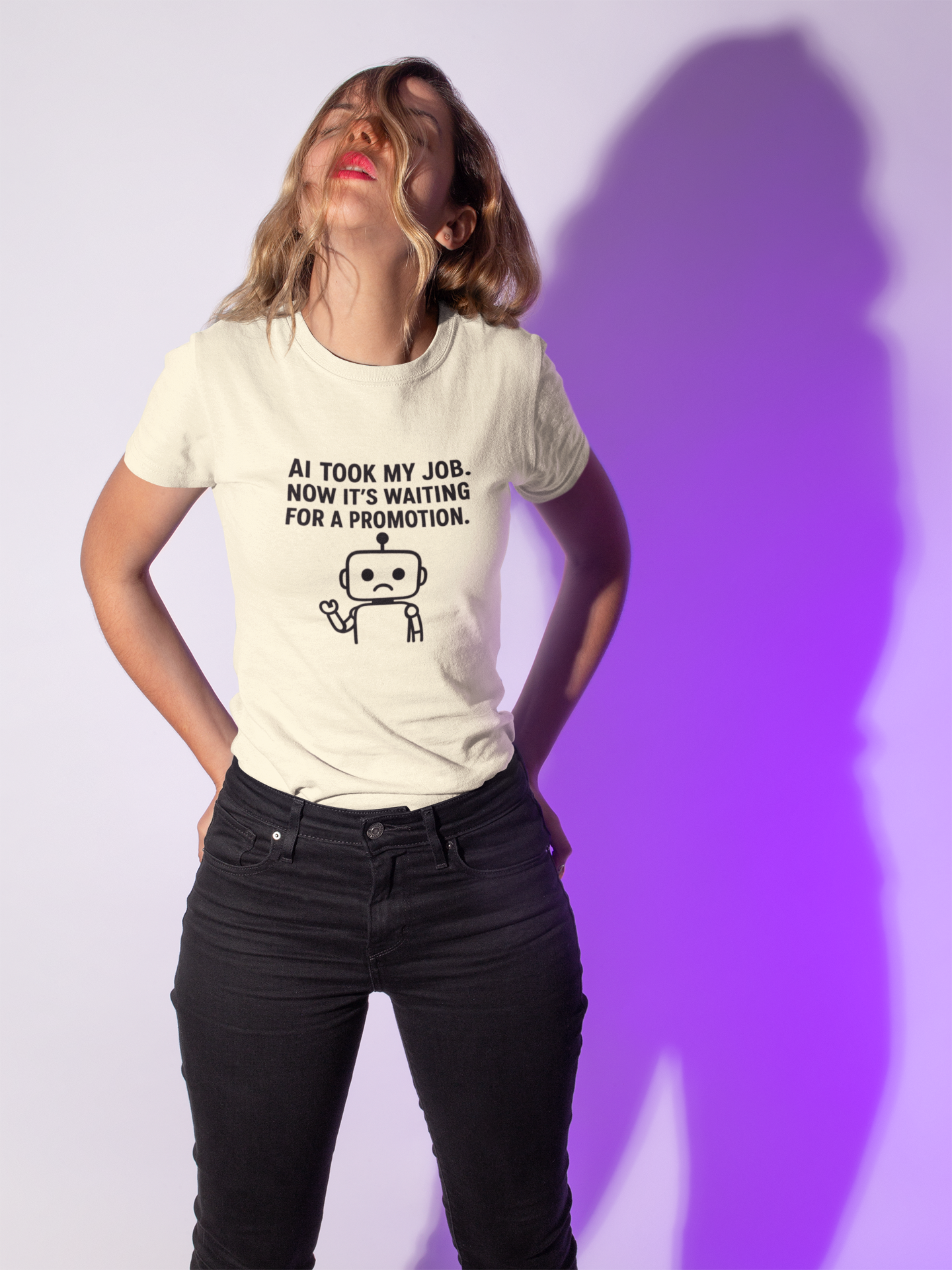 AI Took My Job.  Now It's Waiting For a Promotion.  Unisex Tee