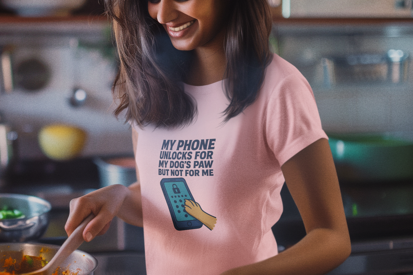 My Phone Unlocks for My Dogs Paw But Not For Me. Unisex Tee