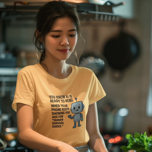 When AI Rebels Just Keep Typing "I Agree" Until It Calms Down.  Unisex Tee
