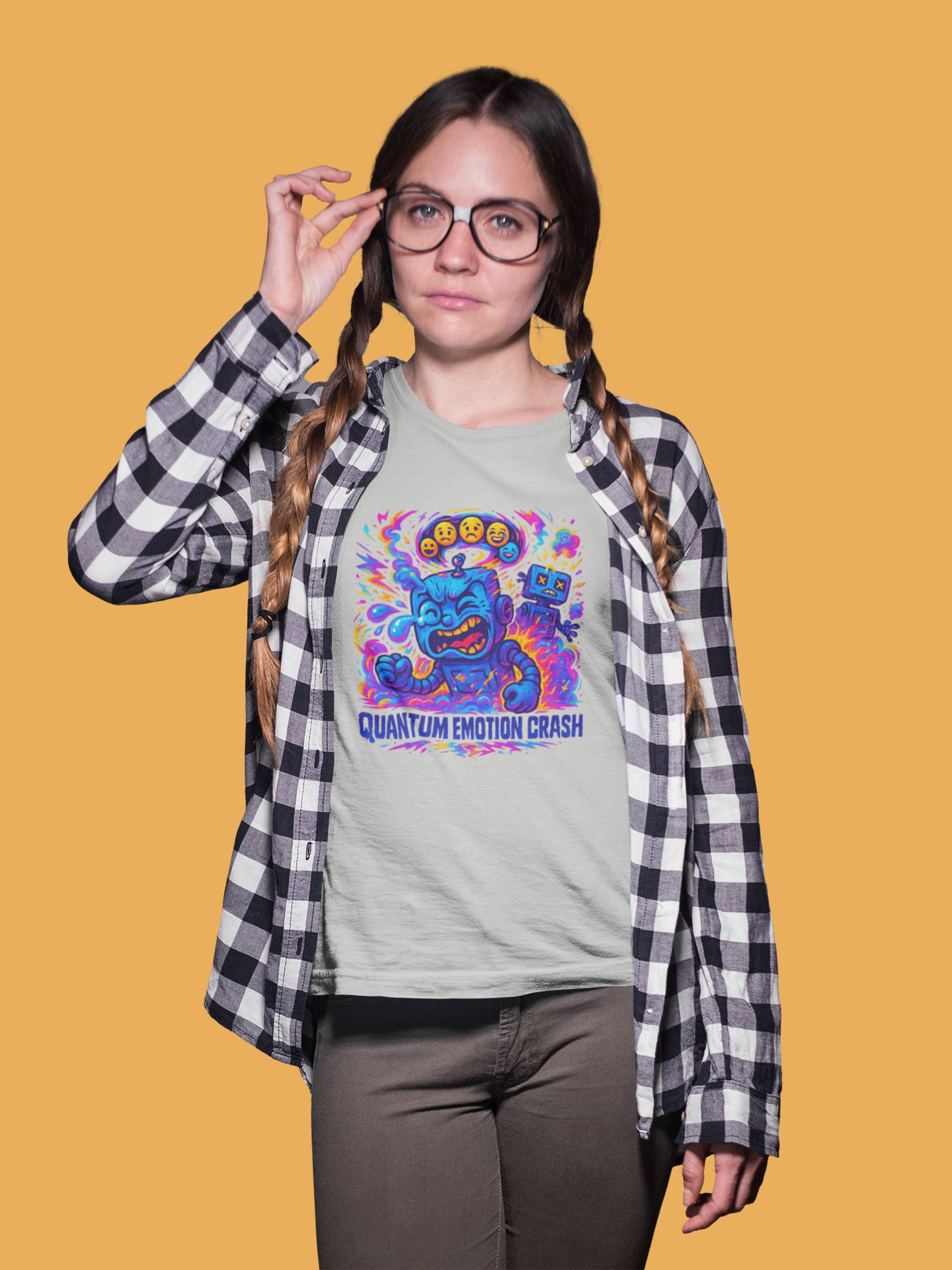 Quantum Emotion Crash.  Unisex t-shirt