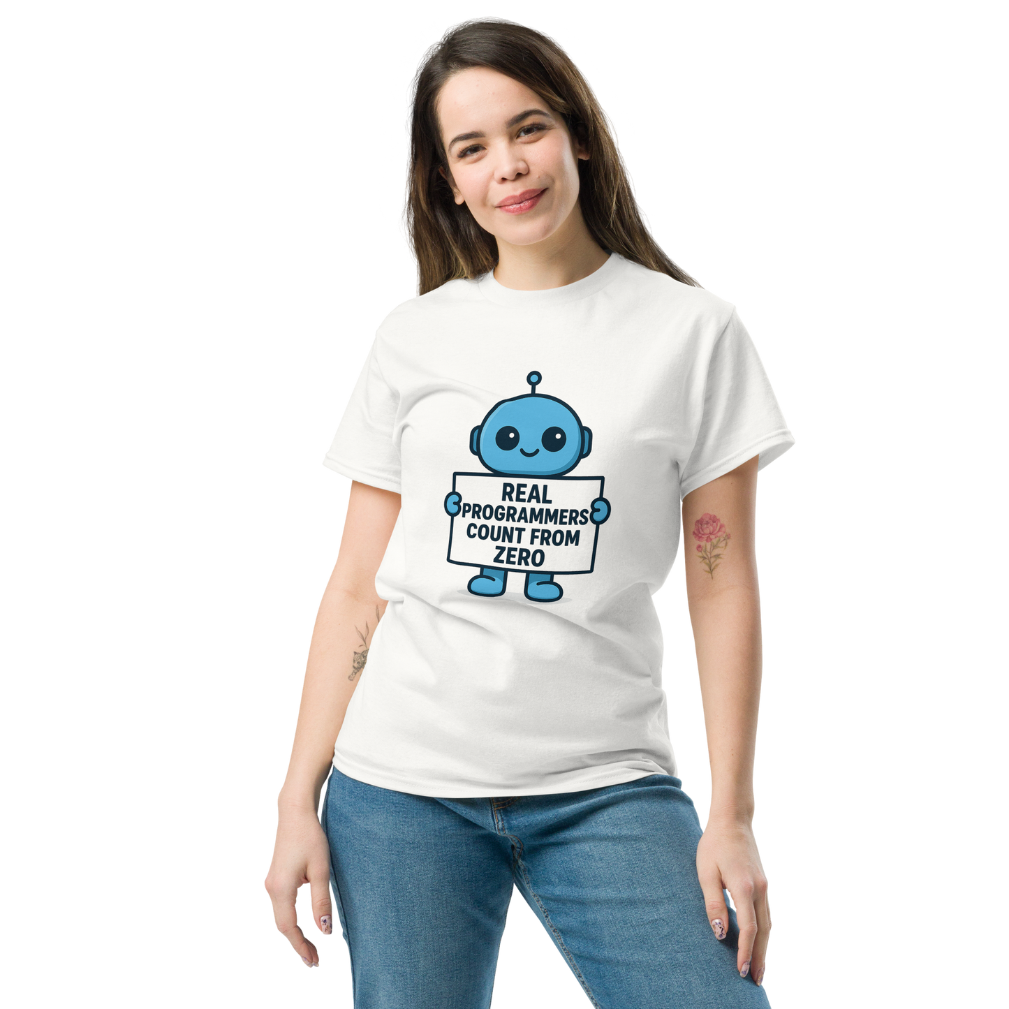 Real Programmers Count From Zero.  Unisex Tee